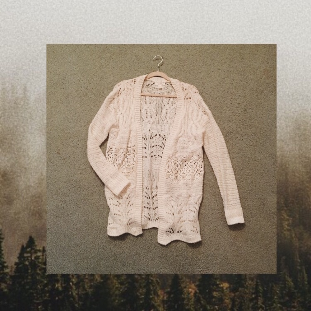 Sun & Shadow Cream Long-lined Cozy Knit Cardigan